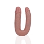 DILDO DUPLO U SHAPED DOUBLE DILDO 5 /12,7 CM REALROCK