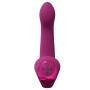 VIBRATEUR RIKO AVEC TRIPLE MOTEUR PULSE WAVE STIMULATOR ROSE VIVE
