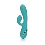 VIBRADOR COELHO INSUFLÁVEL PEACOCK BLUE LOVELINE