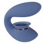 TWITCH 3 VIBRADOR RECARGABLE Y SUCCIONADOR AZUL/GRIS INNOVATION