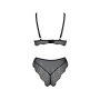 CONJUNTO DE 2 PEÇAS AMBERLY PRETO TAMNHO QUEEN PASSION
