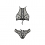 CONJUNTO DE 2 PIEZAS AZALIA NEGRO EROTIC LINE PASSION