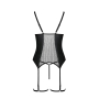 CORSET ET STRING BETH NOIR PASSION