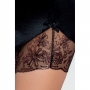 PASSION BRIDA CHEMISE AND THONG BLACK 