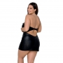 NUISETTE ET STRING CELIN NOIR TAILLE REINE PASSION