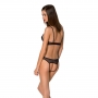 CONJUNTO DE 2 PEÇAS CHRISTA PRETO EROTIC LINE PASSION
