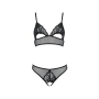CONJUNTO DE 2 PEÇAS CHRISTA PRETO EROTIC LINE PASSION