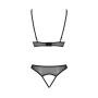 CONJUNTO DE 2 PEÇAS CHRISTA PRETO EROTIC LINE PASSION