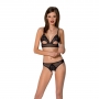 CONJUNTO DE 2 PEÇAS CHRISTA PRETO EROTIC LINE PASSION