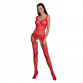 PASSION ECO COLLECTION BODYSTOCKING BS005 RED