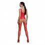 PASSION ECO COLLECTION BODYSTOCKING BS007 RED