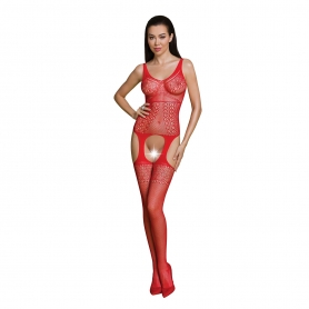 PASSION ECO COLLECTION BODYSTOCKING BS010 RED