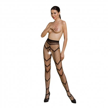 PASSION ECO COLLECTION STOCKINGS S006 BLACK