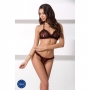 ENSEMBLE 2 PIÈCES GIANA BIKINI NOIR EROTIC LINE PASSION