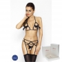PASSION LAURA 3 PIECE SET BLACK 