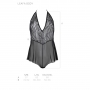 BODY LEAFA PRETO ECO COLLECTION PASSION