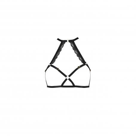 PASSION DEVIL COLLECTION LORRY OPEN BRA BLACK