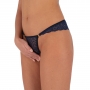 PASSION LYRIA CROTCHLESS THONG BLUE
