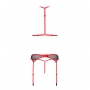 CONJUNTO DE 3 PEÇAS SATARA VERMELHO EROTIC LINE PASSION