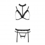 CONJUNTO DE 4 PEÇAS SHELLY PRETO DEVIL COLLECTION PASSION