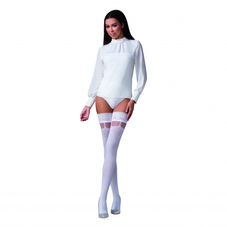 MEDIAS DE LIGUEROS ST121 BLANCO (60 DEN) GOLD COLLECTION PASSION