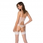 CORSÉ Y TANGA URSULA BLANCO PASSION