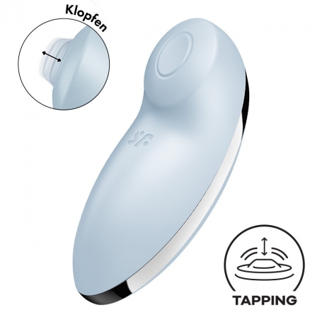 ESTIMULADOR TAP & CLIMAX 2 AZUL SATISFYER