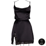 ROBE OPEN BACK NOIR TAILLE REINE LE DÉSIR