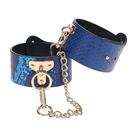 OUCH! FLORENCE COLLECTION LEG CUFFS BLUE