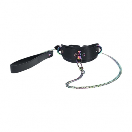 COLLAR CON CADENA VENICE COLLECTION NEGRO OUCH!