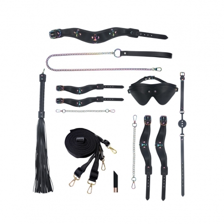 KIT CON BOLSO VENICE COLLECTION NEGRO OUCH!