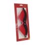 BANDEAU MILAN COLLECTION NOIR/ROUGE OUCH!