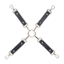 OUCH! MILAN COLLECTION HOGTIE CONNECTORS BLACK/RED