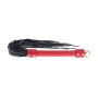 FOUET MILAN COLLECTION NOIR/ROUGE OUCH!