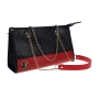 KIT CON BOLSO MILAN COLLECTION NEGRO/ROJO OUCH!