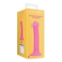 LOVELINE NON-PHALLIC VIBRATING DILDO MEDIUM POWERFUL PINK