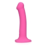 LOVELINE NON-PHALLIC VIBRATING DILDO MEDIUM POWERFUL PINK