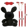 S-LINE RABBIT BONDAGE VELVET LARGE BLACK