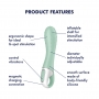 VIBRATEUR AIR PUMP VIBRATOR 3 MENTHE SATISFYER
