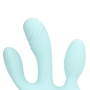 LOVELINE THREE-IN-ONE LIQUID SILICONE VIBRATOR BREEZY BLUE