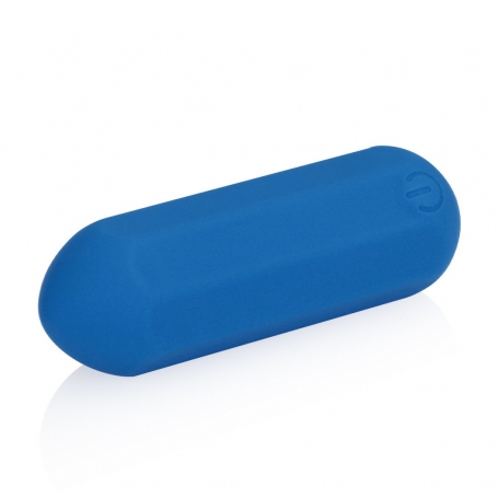 LOVELINE HEXAGON SHAPED BULLET VIBRATOR JETSET BLUE