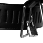 OUCH! XTREME PU LEATHER FEMALE CHASTITY BELT WITH LEG RESTRAINT