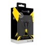 OUCH! XTREME PU LEATHER CHASTITY THONG WITH CHAIN DETAIL