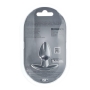 OUCH! SMOOTH SILICONE ANAL PLUG SMALL 2.6 / 6,5 CM GUN METAL