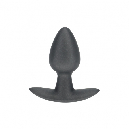 OUCH! SMOOTH SILICONE ANAL PLUG SMALL 2.6 / 6,5 CM GUN METAL