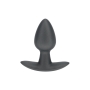 OUCH! SMOOTH SILICONE ANAL PLUG SMALL 2.6 / 6,5 CM GUN METAL
