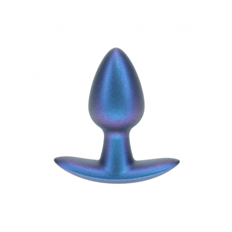 OUCH! SMOOTH SILICONE ANAL PLUG SMALL 2.6 / 6,5 CM METALLIC BLUE