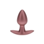 OUCH! SMOOTH SILICONE ANAL PLUG SMALL 2.6 / 6,5 CM ROSE GOLD