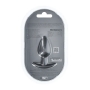 OUCH! SMOOTH SILICONE ANAL PLUG MEDIUM 3,1 /7,9 CM GUN METAL
