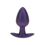 PLUG ANAL SMOOTH SILICONE MEDIUM 3,1 /7,9 CM METALLIC PURPLE OUCH!